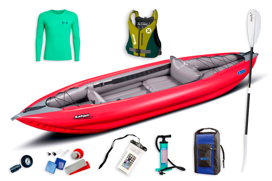 Gumotex nafukovací kajak Safari 330 SET - 2 Gumotex nafukovací kajak Safari 330 SET - 2 1